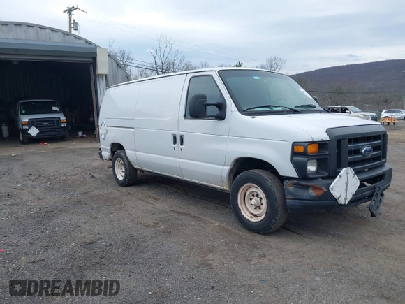 2010 Ford Econoline Cargo Commercial with VIN 1FTNE1EW3ADA90748, listed as a IAAI auction lot 41962442 with 225,894 mi miles and . Bid and sale history available at carsss.com. Image 1.