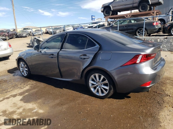 2014 Lexus IS 250 with VIN JTHBF1D23E5036377, listed as a Copart auction lot 88479395 with 104,961 mi miles and Salvage Title. Bid and sale history available at carsss.com. Image 2.