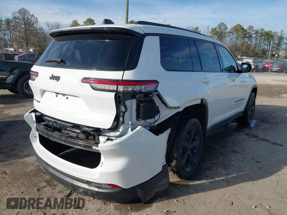 2023 Jeep Grand Cherokee Altitude with VIN 1C4RJKAGXP8793041, listed as a IAAI auction lot 41470466 with 15,477 mi miles and . Bid and sale history available at DreamBid. Image 4.