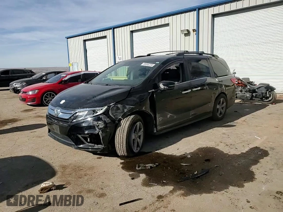 2019 Honda Odyssey EX-L with VIN 5FNRL6H75KB106578, listed as a Copart auction lot 86846304 with 38,769 mi miles and Salvage Title. Bid and sale history available at carsss.com. Image 12.