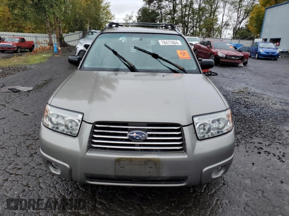2006 Subaru Forester 2.5 X with VIN JF1SG63666H752390, listed as a Copart auction lot 76477604 with 199,091 mi miles and Salvage Title. Bid and sale history available at carsss.com. Image 5.