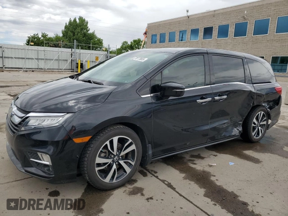 2018 Honda Odyssey Elite с VIN 5FNRL6H94JB007489, выставлен на аукционе Copart как лот 57077855 с пробегом 106 402 миль миль и Списание • Salvage title. История ставок и продаж доступна на DreamBid. Изображение 1.