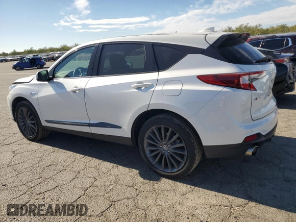 2023 Acura RDX w/A-Spec Advance Package with VIN 5J8TC2H88PL003605, listed as a Copart auction lot 81529784 with 21,542 mi miles and Salvage Title. Bid and sale history available at carsss.com. Image 2.