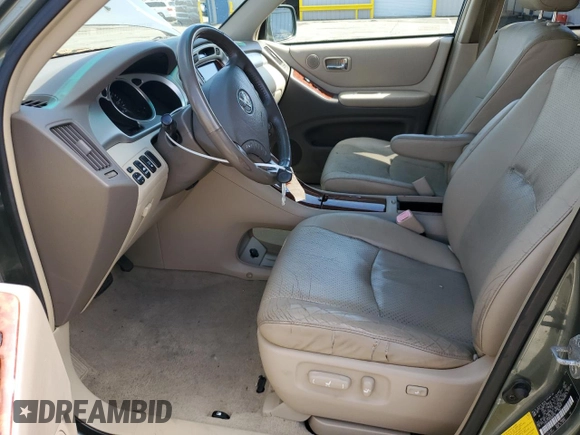 2005 Toyota Highlander z VIN JTEEP21AX50089793, wystawiony jako Copart lot #51108955 z przebiegiem 167 137 mil mil oraz Czysty tytuł • Clean title. Historia ofert i sprzedaży dostępna na DreamBid. Obrazek 7.