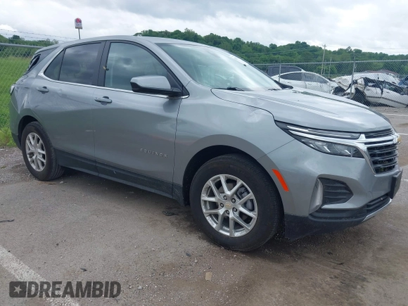 2024 Chevrolet Equinox LT with VIN 3GNAXKEG1RL366154, listed as a IAAI auction lot 42305732 with 23,334 mi miles and . Bid and sale history available at DreamBid. Image 1.