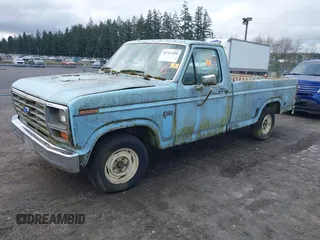 1985 Ford F-150 with VIN 1FTCF15Y1FPA04347, listed as a IAAI auction lot 41767150 with 39,229 mi miles. Bid and sale history available at carsss.com. Image 2.