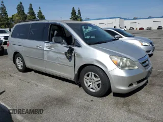 2007 Honda Odyssey EX-L with VIN 5FNRL38727B107578, listed as a Copart auction lot 54243105 with 181,524 mi miles and Salvage Title. Bid and sale history available at carsss.com. Image 4.