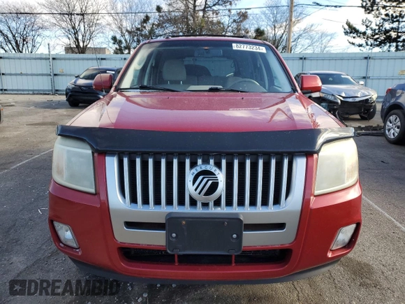 2010 Mercury Mariner Premier with VIN 4M2CN9HG3AKJ17480, listed as a Copart auction lot 82773234 with 219,149 mi miles and Salvage Title. Bid and sale history available at carsss.com. Image 5.