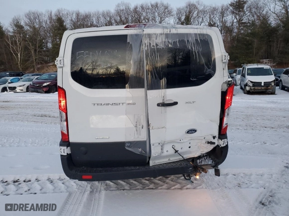 2024 Ford Transit Passenger Wagon XL with VIN 1FBAX2YG4RKA28189, listed as a Copart auction lot 42685955 with 16,003 mi miles and Clean Title. Bid and sale history available at carsss.com. Image 6.