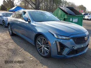2024 Cadillac CT5 Premium Luxury with VIN 1G6DN5RK9R0121243, listed as a IAAI auction lot 42055557 with 11,290 mi miles and . Bid and sale history available at DreamBid. Image 1.