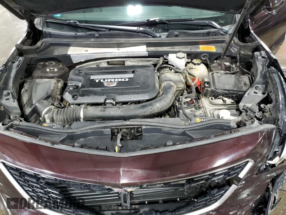 2020 Cadillac XT4 AWD Premium Luxury with VIN 1GYFZDR41LF025434, listed as a Copart auction lot 59504385 with 69,871 mi miles and Salvage title. Bid and sale history available at DreamBid. Image 12.