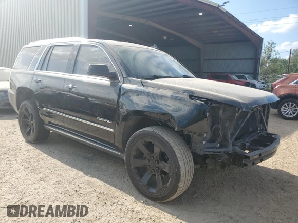 2018 GMC Yukon Denali with VIN 1GKS2CKJ6JR289106, listed as a Copart auction lot 72244124 with 175,306 mi miles and Salvage Title. Bid and sale history available at carsss.com. Image 4.