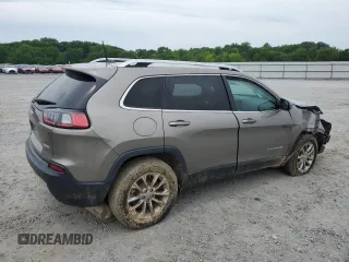 2019 Jeep Cherokee Latitude Plus with VIN 1C4PJMLB2KD169934, listed as a Copart auction lot 57332795 with 110,549 mi miles and Salvage title. Bid and sale history available at DreamBid. Image 3.