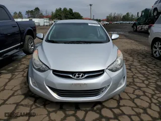 2013 Hyundai Elantra Limited with VIN KMHDH4AE4DU511796, listed as a Copart auction lot 53937555 with 125,106 mi miles and Salvage Title. Bid and sale history available at carsss.com. Image 5.