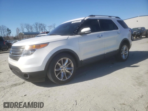 2015 Ford Explorer Limited with VIN 1FM5K7F80FGA24557, listed as a Copart auction lot 48135865 with 183,794 mi miles and Salvage Title. Bid and sale history available at carsss.com. Image 1.