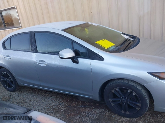 2013 Honda Civic Sdn LX with VIN 2HGFB2F54DH513399, listed as a IAAI auction lot 41348199 with 116,977 mi miles. Bid and sale history available at carsss.com. Image 13.