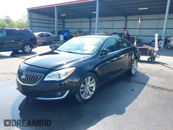 2016 Buick Regal with VIN 2G4GK5EX4G9106202, listed as a IAAI auction lot 41979498 with 150,246 mi miles. Bid and sale history available at carsss.com. Image 2.