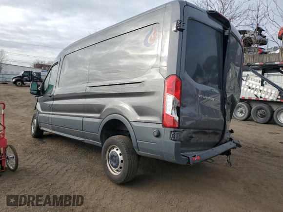 2018 Ford Transit z VIN 1FTYR2CM5JKB49173, wystawiony jako Copart lot #48511685 z przebiegiem Nie podano mil oraz Nie do naprawy. Historia ofert i sprzedaży dostępna na DreamBid. Obrazek 2.