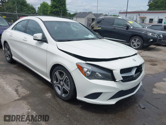 2014 Mercedes-Benz CLA 250 with VIN WDDSJ4EB4EN153018, listed as a IAAI auction lot 42458160 with 80,681 mi miles and . Bid and sale history available at DreamBid. Image 1.