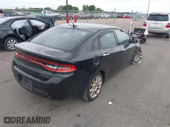 2013 Dodge Dart Limited with VIN 1C3CDFCAXDD233623, listed as a IAAI auction lot 42351947 with 142,410 mi miles and . Bid and sale history available at DreamBid. Image 4.