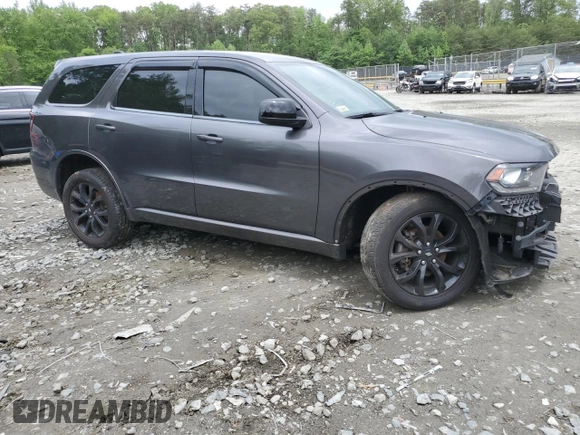 2019 Dodge Durango GT Plus with VIN 1C4RDJDG7KC755477, listed as a Copart auction lot 55584925 with 122,961 mi miles and Salvage title. Bid and sale history available at DreamBid. Image 4.
