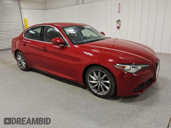 2018 Alfa Romeo Giulia with VIN ZARFAEBN5J7591566, listed as a Copart auction lot 53238605 with 36,113 mi miles and Clean title. Bid and sale history available at DreamBid. Image 4.