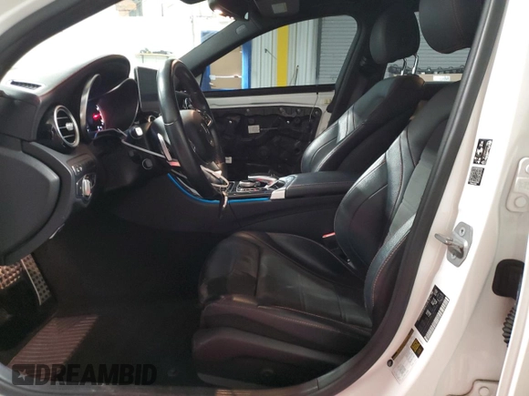 2018 Mercedes-Benz C 43 AMG with VIN 55SWF6EB4JU237002, listed as a Copart auction lot 46784155 with 88,525 mi miles and Salvage Title. Bid and sale history available at carsss.com. Image 7.