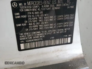 1998 Mercedes-Benz M-Class with VIN 4JGAB54E2WA037776, listed as a Copart auction lot 50512264 with 218,376 mi miles and Clean Title. Bid and sale history available at carsss.com. Image 12.