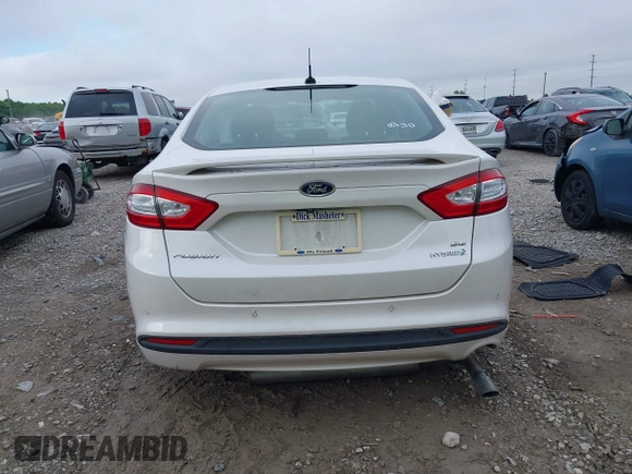 2016 Ford Fusion SE Hybrid with VIN 3FA6P0LU7GR356479, listed as a IAAI auction lot 42252046 with 119,046 mi miles and . Bid and sale history available at DreamBid. Image 16.