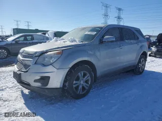 2013 Chevrolet Equinox LS with VIN 2GNFLCEK6D6326869, listed as a Copart auction lot 45146865 with 95,537 mi miles and Salvage Title. Bid and sale history available at carsss.com. Image 1.