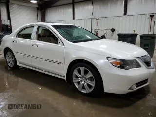 2009 Acura RL Tech Pkg with VIN JH4KB26679C002302, listed as a Copart auction lot 50381735 with 166,591 mi miles and Salvage Title. Bid and sale history available at carsss.com. Image 4.