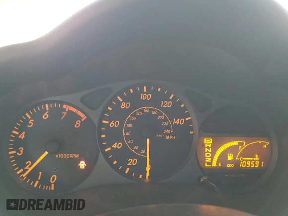 2005 Toyota Celica GT with VIN JTDDR32T950182269, listed as a Copart auction lot 53401725 with 109,591 mi miles and Salvage Title. Bid and sale history available at carsss.com. Image 9.