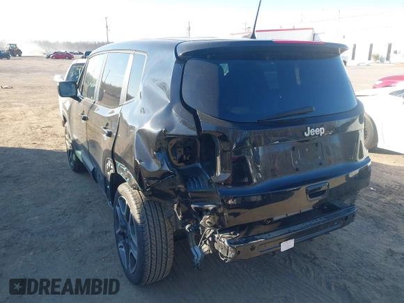 2020 Jeep Renegade Sport with VIN ZACNJAAB3LPL97434, listed as a IAAI auction lot 40990659 with 52,330 mi miles and . Bid and sale history available at carsss.com. Image 3.
