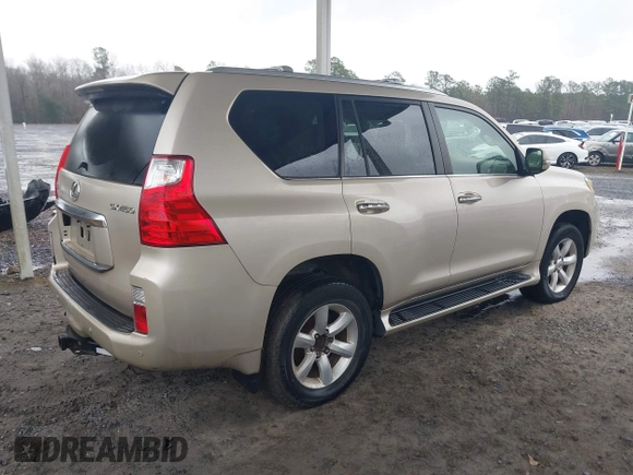 2010 Lexus GX 460 with VIN JTJBM7FX5A5009630, listed as a IAAI auction lot 41605344 with Not Provided miles and . Bid and sale history available at DreamBid. Image 4.