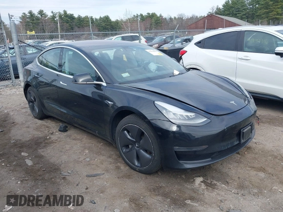 2018 Tesla Model 3 Long Range Battery z VIN 5YJ3E1EB3JF127410, wystawiony jako IAAI lot #41994858 z przebiegiem 100 494 mil mil oraz . Historia ofert i sprzedaży dostępna na DreamBid. Obrazek 1.