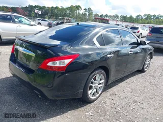 2010 Nissan Maxima 3.5 SV w/Premium Pkg with VIN 1N4AA5AP7AC846190, listed as a IAAI auction lot 40232653 with 136,384 mi miles. Bid and sale history available at carsss.com. Image 4.