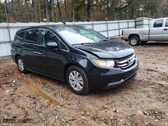 2016 Honda Odyssey EX-L with VIN 5FNRL5H60GB005408, listed as a Copart auction lot 84504784 with 102,179 mi miles and Salvage Title. Bid and sale history available at carsss.com. Image 11.