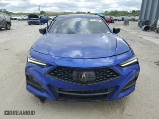 2021 Acura TLX w/A-Spec Package with VIN 19UUB5F56MA004051, listed as a Copart auction lot 46199585 with 58,623 mi miles and Salvage Title. Bid and sale history available at carsss.com. Image 5.