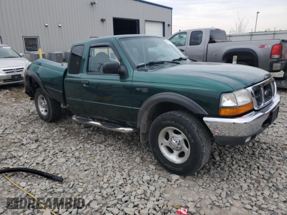 2000 Ford Ranger XLT with VIN 1FTZR15X7YTA02430, listed as a Copart auction lot 59917055 with 152,672 mi miles and Non repairable. Bid and sale history available at DreamBid. Image 4.