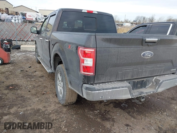 2020 Ford F-150 XL with VIN 1FTEW1EPXLFB45077, listed as a IAAI auction lot 41439956 with 47,523 mi miles and . Bid and sale history available at carsss.com. Image 3.