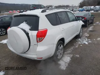 2008 Toyota RAV4 Sport with VIN JTMBD32VX86072940, listed as a IAAI auction lot 41527232 with 94,028 mi miles and . Bid and sale history available at DreamBid. Image 4.
