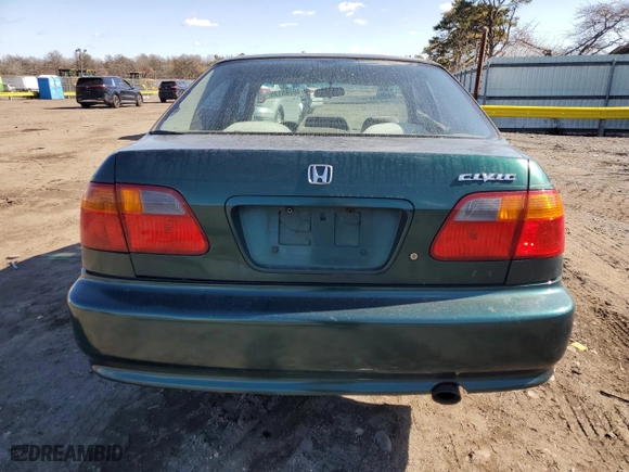 1999 Honda Civic LX with VIN 1HGEJ6679XL021479, listed as a Copart auction lot 46985135 with 216,790 mi miles and Clean Title. Bid and sale history available at carsss.com. Image 6.