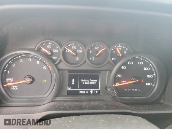 2023 Chevrolet Silverado 1500 Work Truck with VIN 3GCNAAED0PG104319, listed as a Copart auction lot 42690305 with 24,108 mi miles and Salvage Title. Bid and sale history available at carsss.com. Image 9.