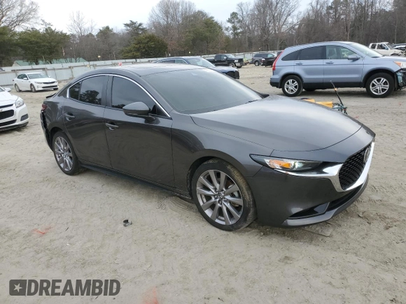 2021 Mazda 3 Preferred with VIN 3MZBPBCM6MM208530, listed as a Copart auction lot 46861595 with 37,599 mi miles and Salvage Title. Bid and sale history available at DreamBid. Image 4.