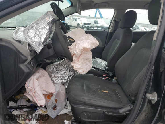 2013 Chevrolet Sonic LT with VIN 1G1JC6SB7D4240621, listed as a Copart auction lot 45019615 with 0 mi miles and Salvage Title. Bid and sale history available at carsss.com. Image 7.