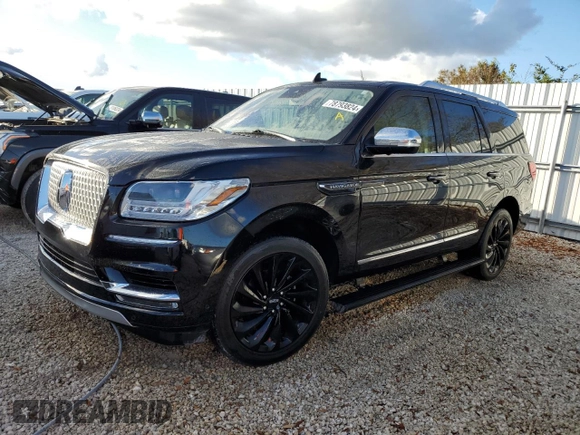 2020 Lincoln Navigator Black Label with VIN 5LMJJ2TT2LEL09066, listed as a Copart auction lot 78793824 with 26,864 mi miles and Salvage title. Bid and sale history available at DreamBid. Image 1.