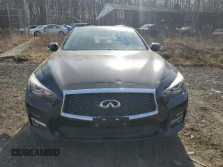 2015 Infiniti Q50 Premium with VIN JN1BV7AP0FM356550, listed as a Copart auction lot 45725045 with 27,725 mi miles and Salvage Title. Bid and sale history available at carsss.com. Image 5.