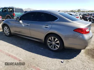 2012 Infiniti M with VIN JN1BY1AP8CM333534, listed as a Copart auction lot 68281463 with 124,182 mi miles and Salvage Title. Bid and sale history available at carsss.com. Image 2.