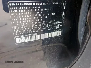 2020 Volkswagen Tiguan S z VIN 3VV1B7AX1LM180885, wystawiony jako Copart lot #60566125 z przebiegiem 59 276 mil mil oraz Szkoda całkowita • Salvage title. Historia ofert i sprzedaży dostępna na DreamBid. Obrazek 13.