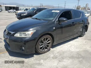 2012 Lexus CT 200h с VIN JTHKD5BH4C2076924, выставлен на аукционе Copart как лот 61506265 с пробегом 122 347 миль миль и Списание • Salvage title. История ставок и продаж доступна на DreamBid. Изображение 1.